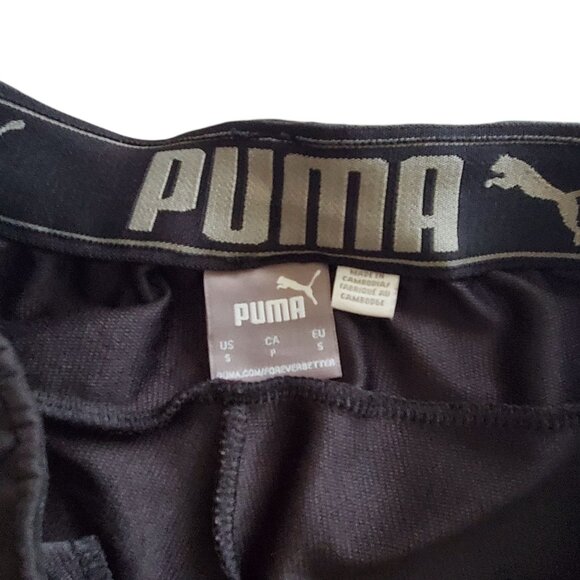 PUMA SE WAY 1 BLACK SWEAT JOGGERS SZ SMALL - Picture 4 of 8